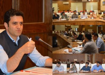 DC Budgam chairs meeting on disaster preparedness in view of  current weather advisory