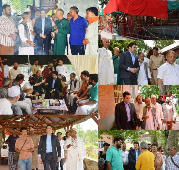 DC Budgam Visits Religious Sites In Chadoora Assesses Arrangements For Annual Hawan