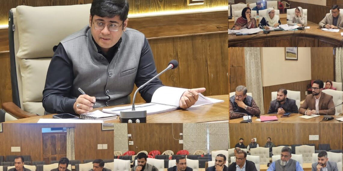 DC Budgam chairs DLIC Meeting, Reviews HADP, JKCIP implementation