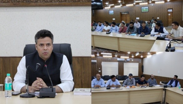 DC B’gam reviews progress of estimation under Distt Capex Budget 2025–26