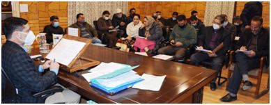 DC Budgam reviews implementation of 10-point campaign on good governance
