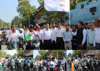 DC B’gam flags off enthusiastic Tiranga Bike Rally