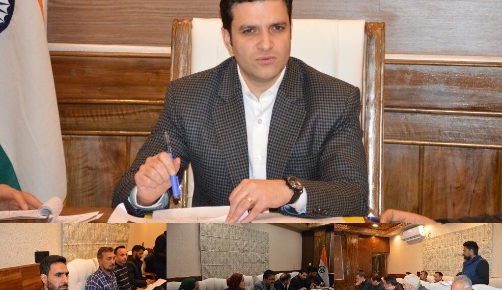 DC Budgam chairs District Environmental Plan Committee meeting