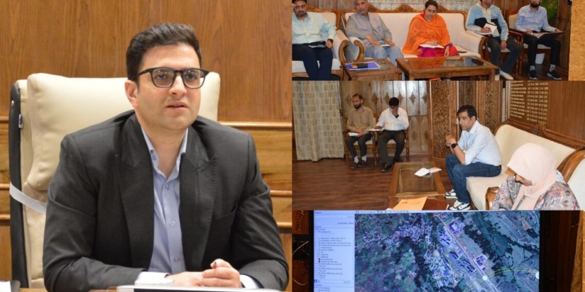 DC Budgam holds interdepartmental coordination meeting on Ring Road Project, NH444