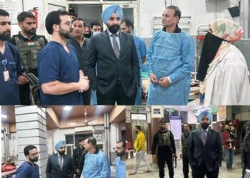 DC Conducts Night Inspection Of DH Shopian, Reviews Healthcare Services And Patient Care