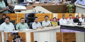 DC Doda reviews District Level Telecom Committee meeting
