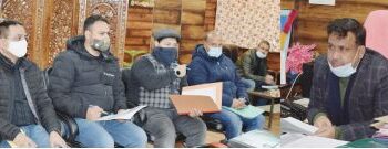 DC Doda discusses Change of Land use applications received online, follow up by concerned deptts