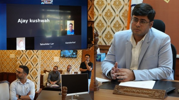 DC Ganderbal reviews preparedness for Census 2027 in Snow Bound Areas