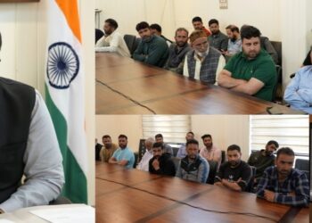 DC Ganderbal oversees Randomization process for allotments of tents and shops for Amarnath Yatra