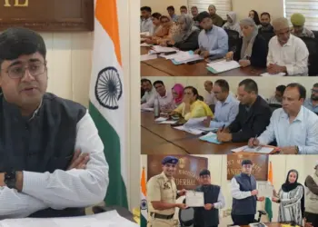 DC Ganderbal chairs District Level NCORD Committee Meeting