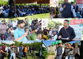 DC Ganderbal holds public outreach camp at Dab Panchayat in Block Wakura