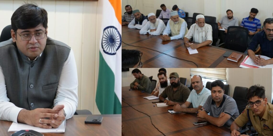 DC G’bal reviews arrangements for Urs Mubarak of Hazrat Qamar-Ud-Din Bukhari (RA)