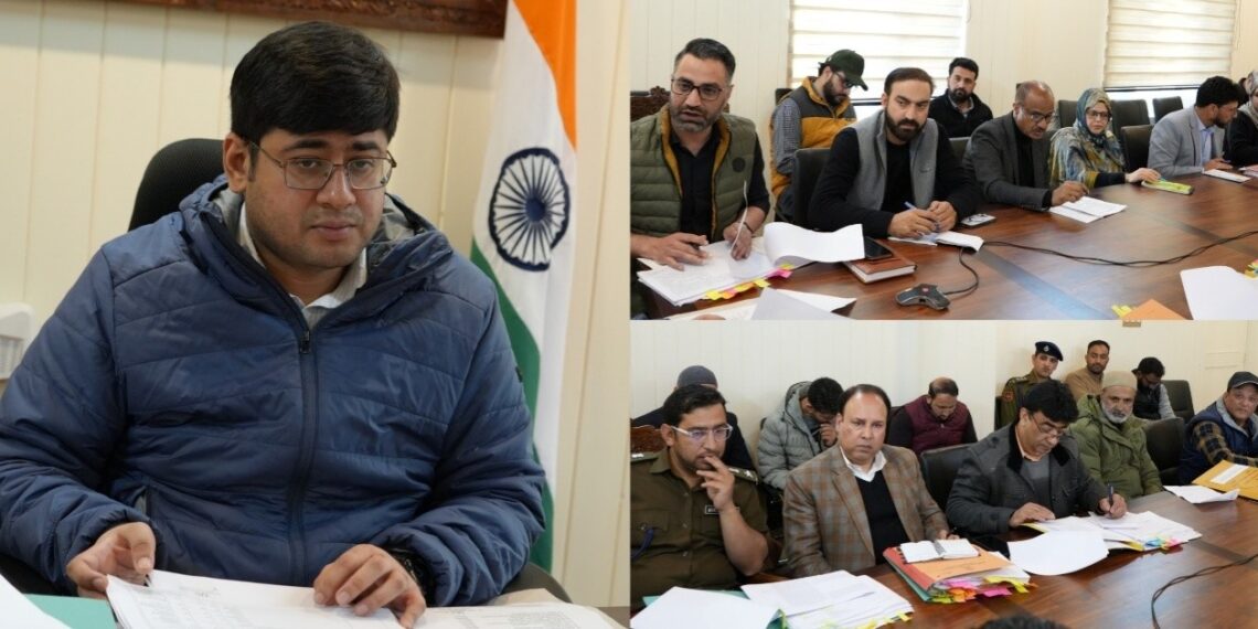 DC Ganderbal chairs monthly District NCORD meeting