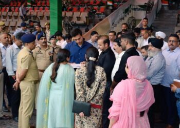 Ahead of Independence Day DC Jammu reviews preparations at MAM Stadium