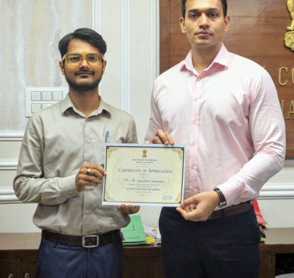 DC Jammu felicitates CEO, AIO for contribution to 100-Day NashaMukt J&K Abhiyan