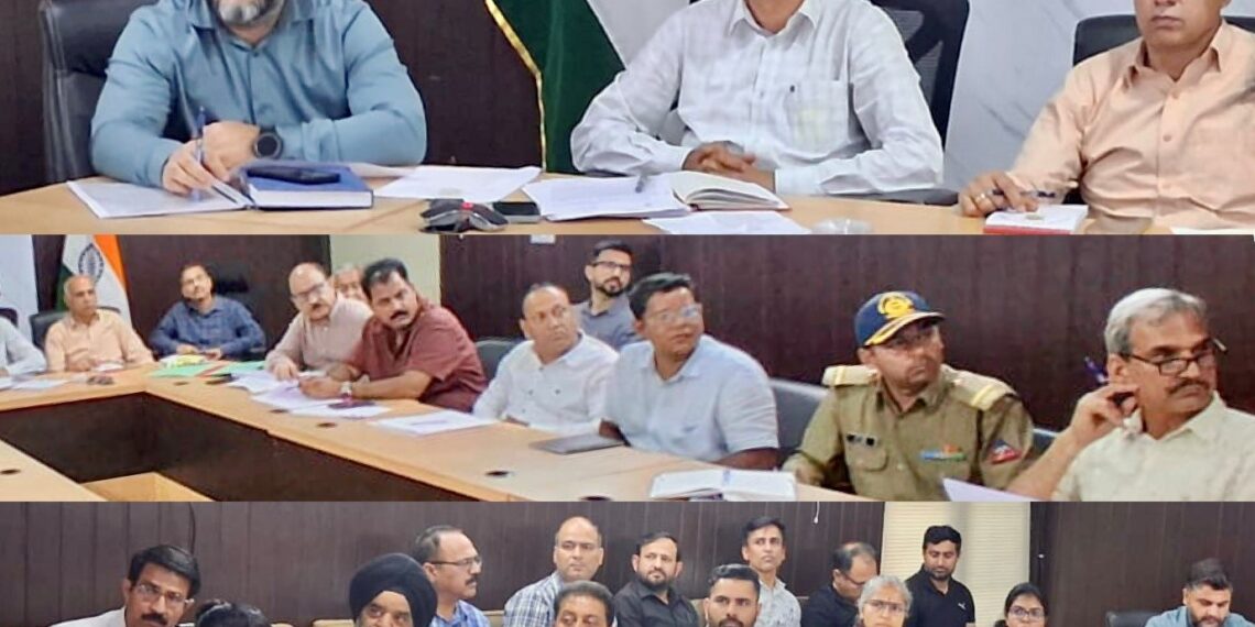 DC Kathua reviews progress of permanent restoration works under SDRF