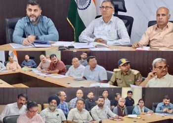 DC Kathua reviews progress of permanent restoration works under SDRF