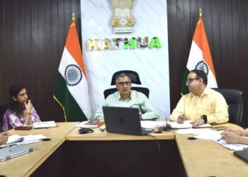 DC Kathua chairs review meeting of revenue officers on Digitized Jamabandi-2026, Water Census and other assignments