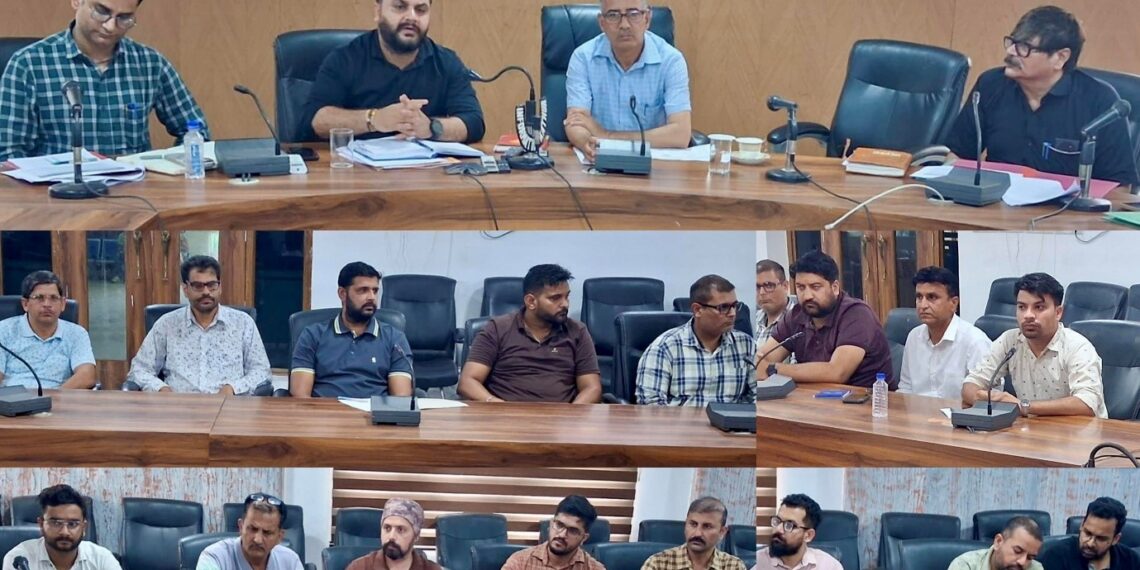 DC Kathua reviews physical, financial progress of Irrigation & Flood Control works