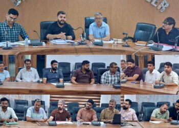 DC Kathua reviews physical, financial progress of Irrigation & Flood Control works
