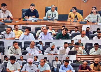 DC Kathua reviews progress of PWD Works  