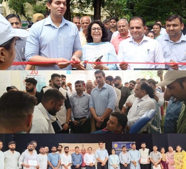 Mega Blood Donation camp held at GLDM GDC Hiranagar, 76 units of Blood collected