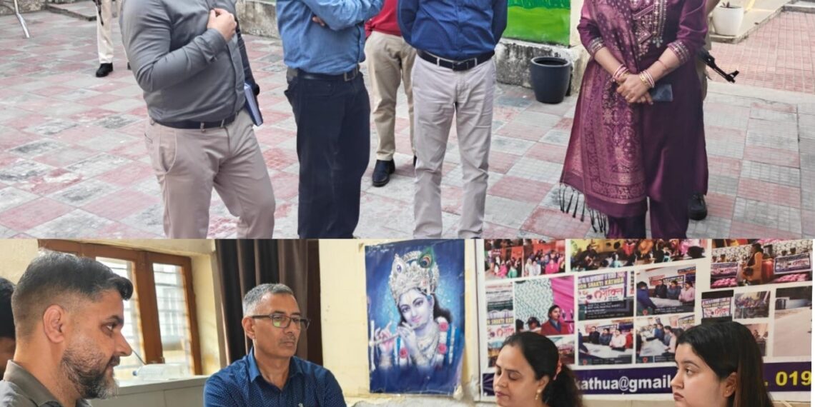 DC Kathua visits Parisha, One Stop Centre; reviews women-centric Services