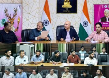DC Kishtwar reviews arrangements for upcoming Mindhal Mata Yatra 2026
