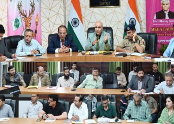 DC Kishtwar emphasizes coordinated efforts for drug-free district