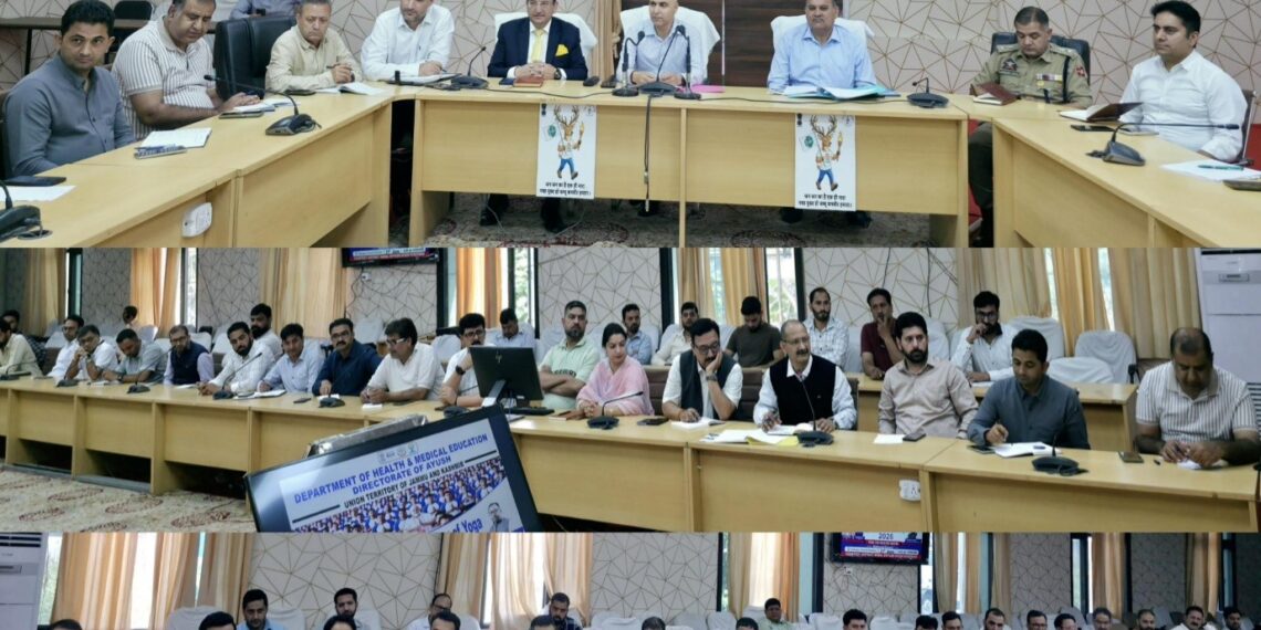 DC Kishtwar reviews preparations for International Day of Yoga 2026