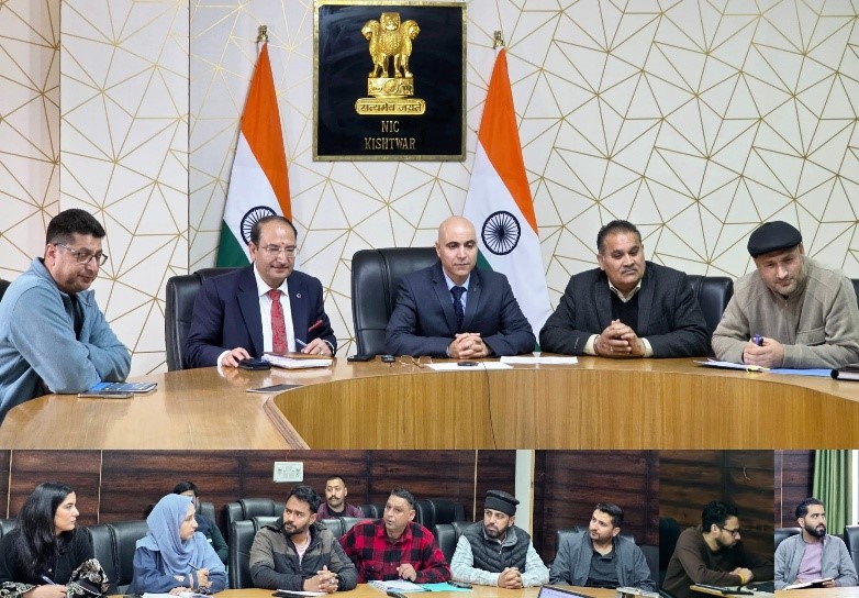 DC Kishtwar reviews preparations for Jal Mahotsav Pakhwada
