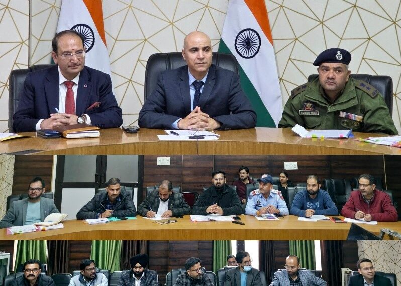 DC Kishtwar chairs DRSC meeting, Orders strict enforcement, awareness drives across district
