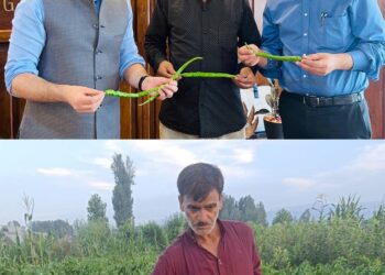 DDC Kulgam encourages progressive farmer under HADP