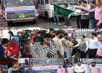 DC Kulgam flags-off Beekeepers’ exposure tour, Distributes motorized vending carts