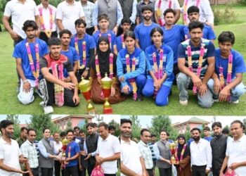 DC Kulgam felicitates champions of divisional level Kabaddi competition