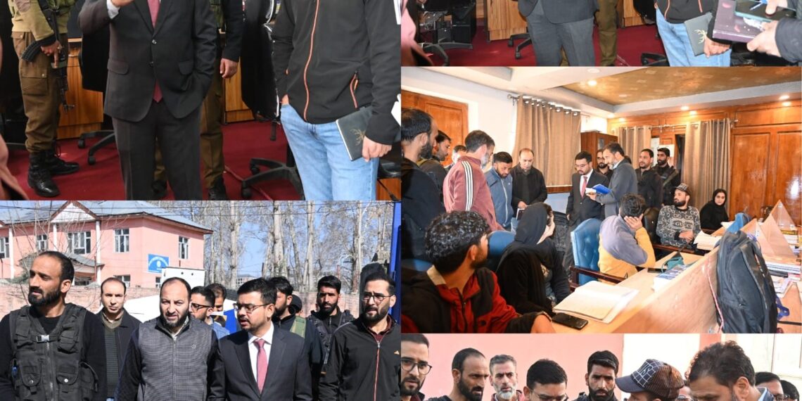 DC Kulgam inspects multiple Government Offices, visits Libraries & Reading Rooms