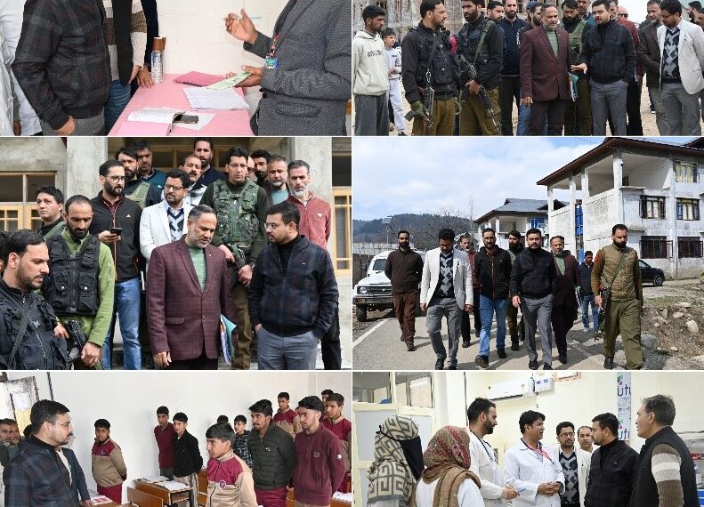Shahzad Alam visits Sub-division D.H. Pora, reviews functioning of EMRS Tangmarg