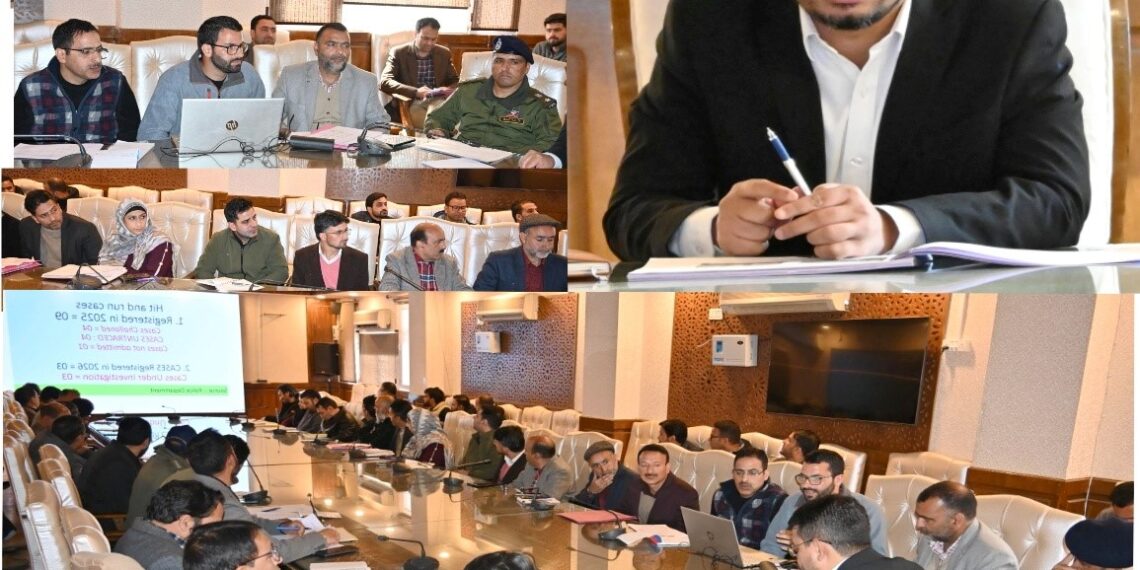 DC Kulgam chairs District Road Safety Committee meeting