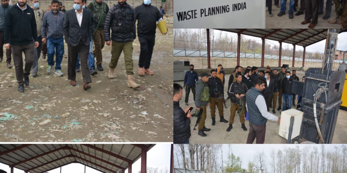 DC Kulgam reviews functioning of Solid Waste Mgmt Site at Liroo