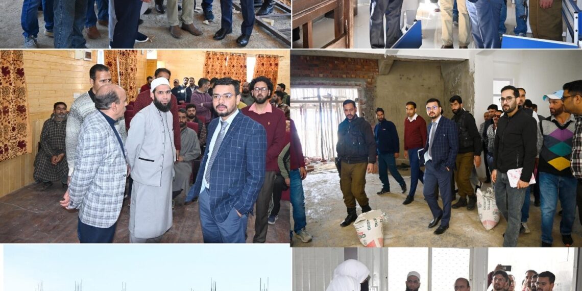 DC Kulgam visits GDC Frisal, reviews progress of College building Construction