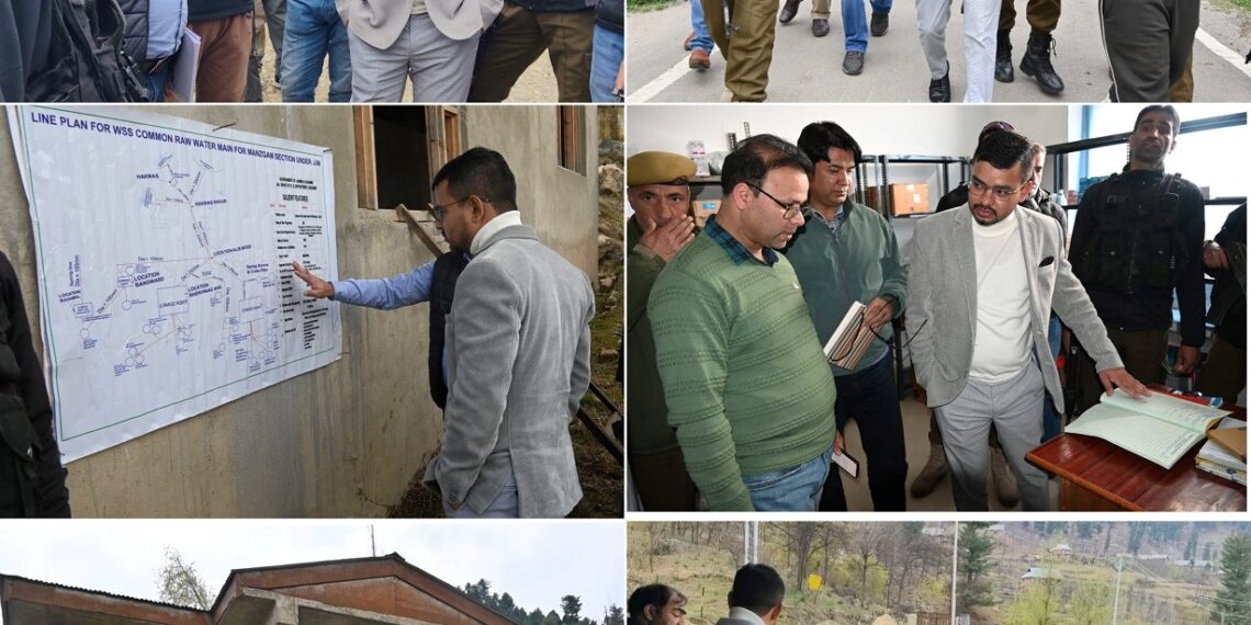 DC Kulgam visits Manzgam, Reviews Healthcare & Education facilities