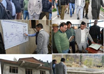 DC Kulgam visits Manzgam, Reviews Healthcare & Education facilities