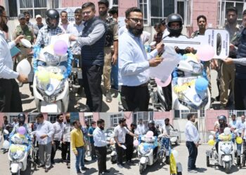 DC Kulgam distributes Motorized Tricycles among Persons with Disabilities