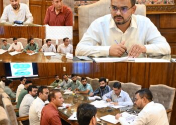 DC Kulgam reviews functioning of Youth Services & Sports Department