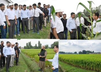 DC Kulgam visits faculty of Agriculture, South Campus SKUAST-K Khudwani