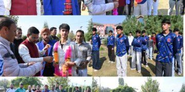 DC Kulgam felicitates U-14 UT-level cricket champions