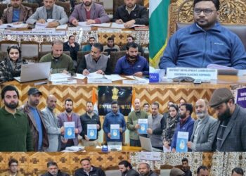 DDC Kupwara chairs DLRC meeting, Calls for intensive efforts in financial inclusion & flagship schemes saturation