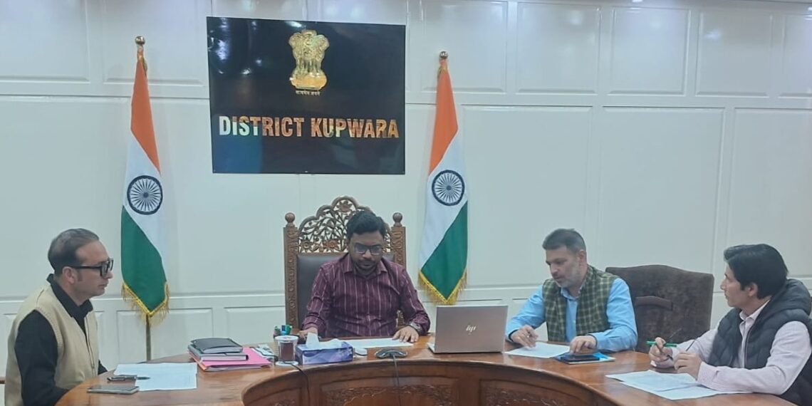 DC Kupwara reviews progress of Digital Crop Survey