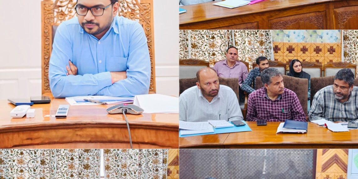 DC Kupwara Reviews Progress of RDSS Infra