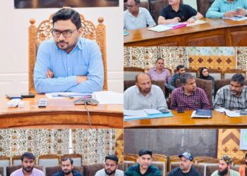DC Kupwara Reviews Progress of RDSS Infra
